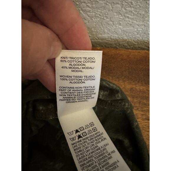 Lucky Brand Green V-Neck Tunic Bohemian Floral Embroidered Lace Tank Plus 1X - Picture 10 of 11